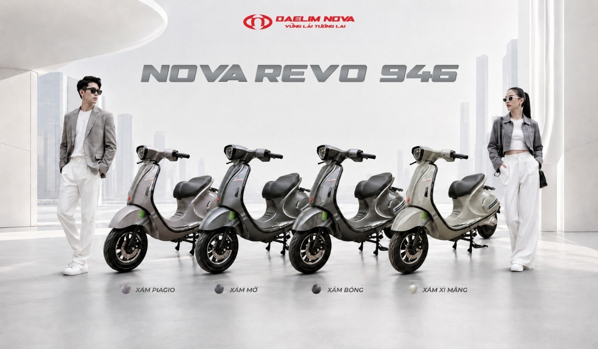 bảng màu Nova Revo 946 nhóm màu xám thời thượng
